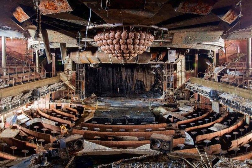 Eerie images from inside the sunken Costa Concordia
