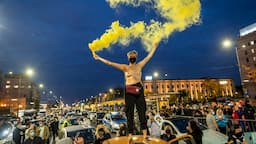 <p>Varsovie, le 26 octobre 2020. © Wojtek RADWANSKI / AFP</p>
