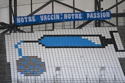 <p>Une tribune du Vélodrome, le 16 janvier 2021 / Photo by Christophe SIMON / AFP</p>
